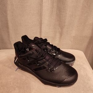 Adidas Adizero Afterburner 8 Baseball Cleats Metal Black GX2806 Men’s Size 9